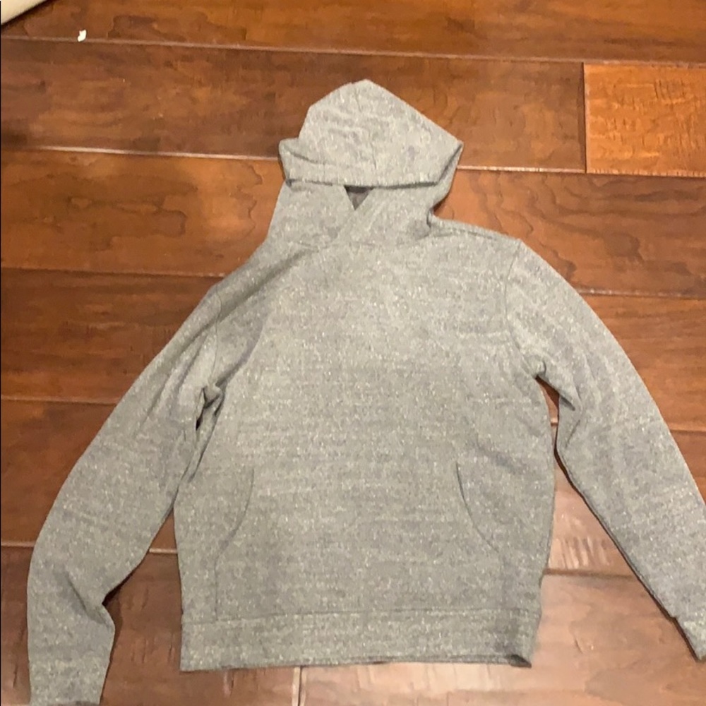 plain gray hoodie
